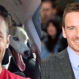 Michael Fassbender y su doble