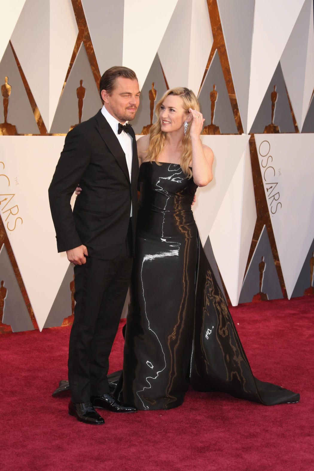 Kate Winslet y Leonardo DiCaprio, juntos en los Oscar 2016