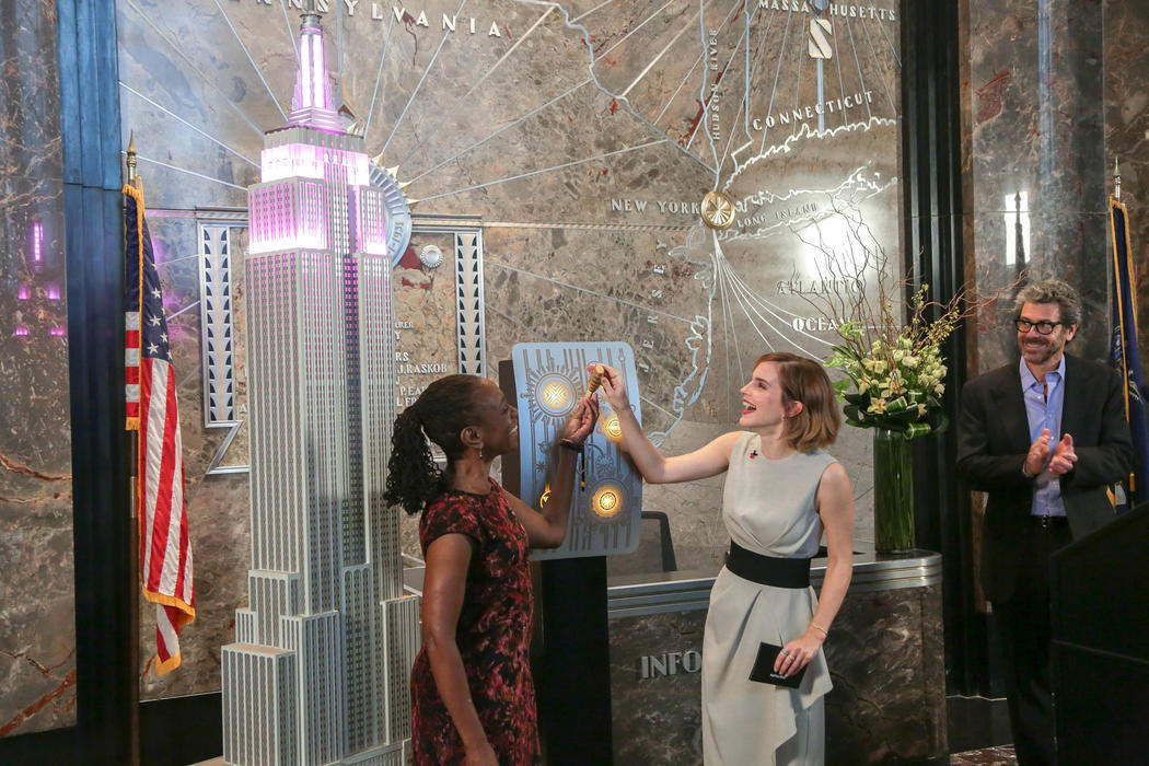 Emma Watson y Chirlane McCray en Nueva York (EEUU)