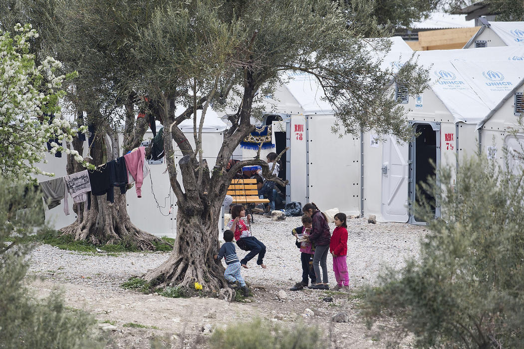 Así es el campo de refugiados de Moria