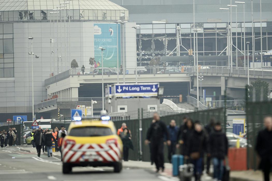 Los desperfectos del Aeropuerto de Bruselas, al descubierto