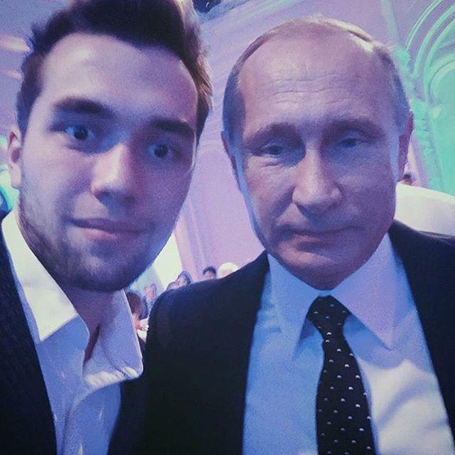 De fiesta con Putin