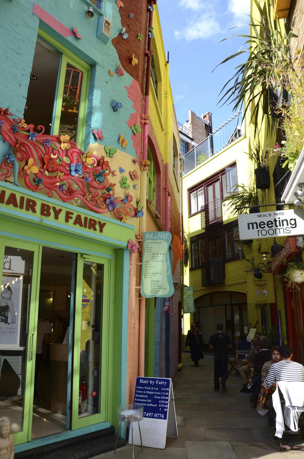 Un rincón lleno de color en el centro de Londres