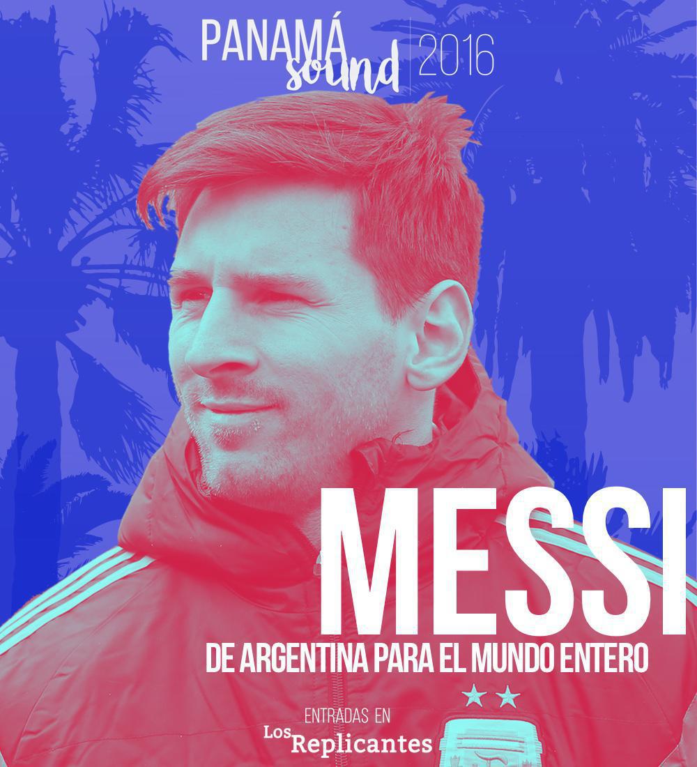 Messi se suma al cartel de la primera edición de Panamá Sound