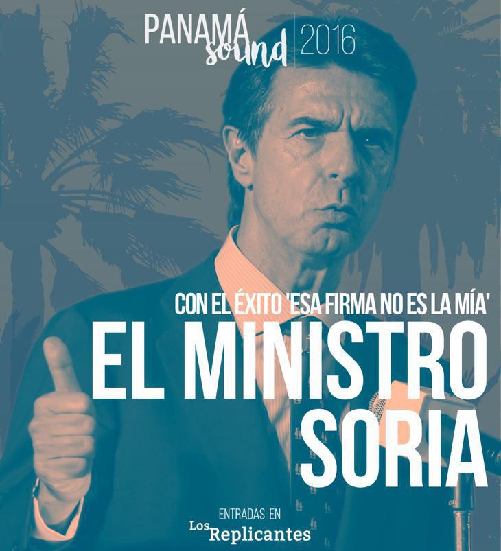 El ministro Soria firma por la primera edición de Panamá Sound