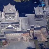 El Castillo de Kumamoto tras el terremoto