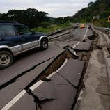 Carreteras destruidas en Chone