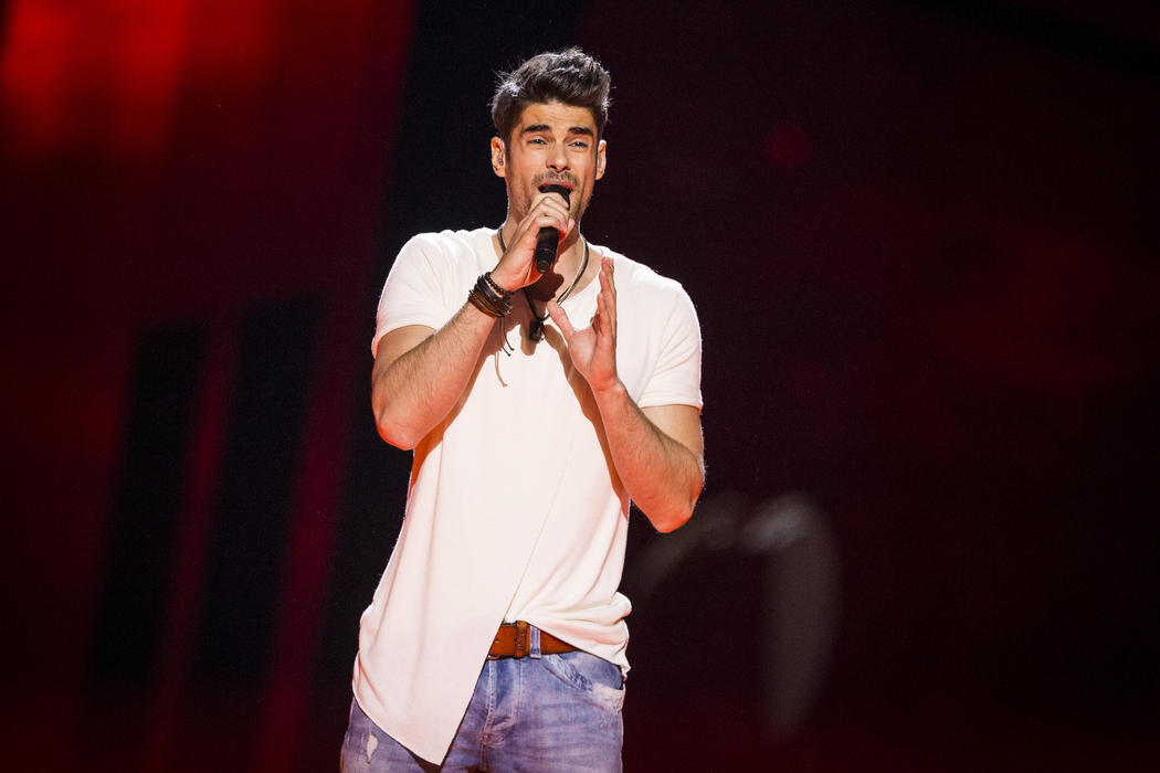 Freddie, de Hungría, en la Final de Eurovisión 2016