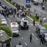 Posible tiroteo tras la explosión