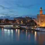 El caluroso atardecer de Sevilla