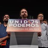 Impotencia en la sede de Unidos Podemos
