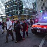 La policía controla la manifestación de Dallas