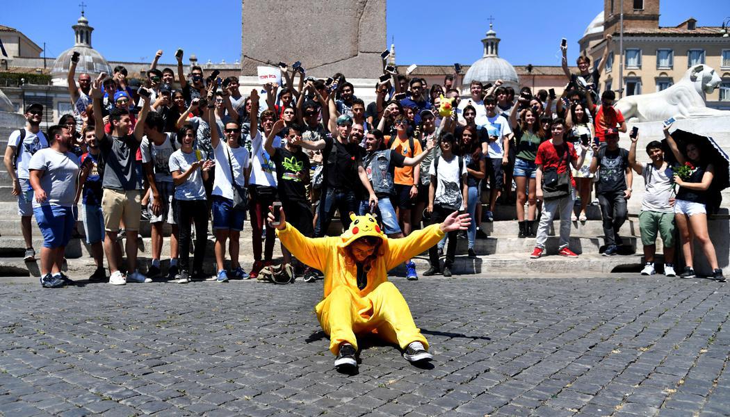 La fiebre por 'Pokémon Go' también llega a Roma