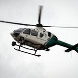 Un helicóptero sobrevuela el centro comercial del tiroteo de Múnich