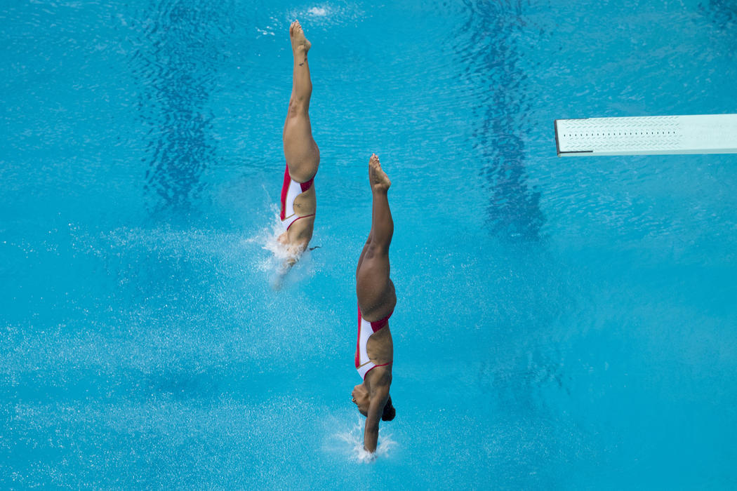 Salto de trampolín al milímetro