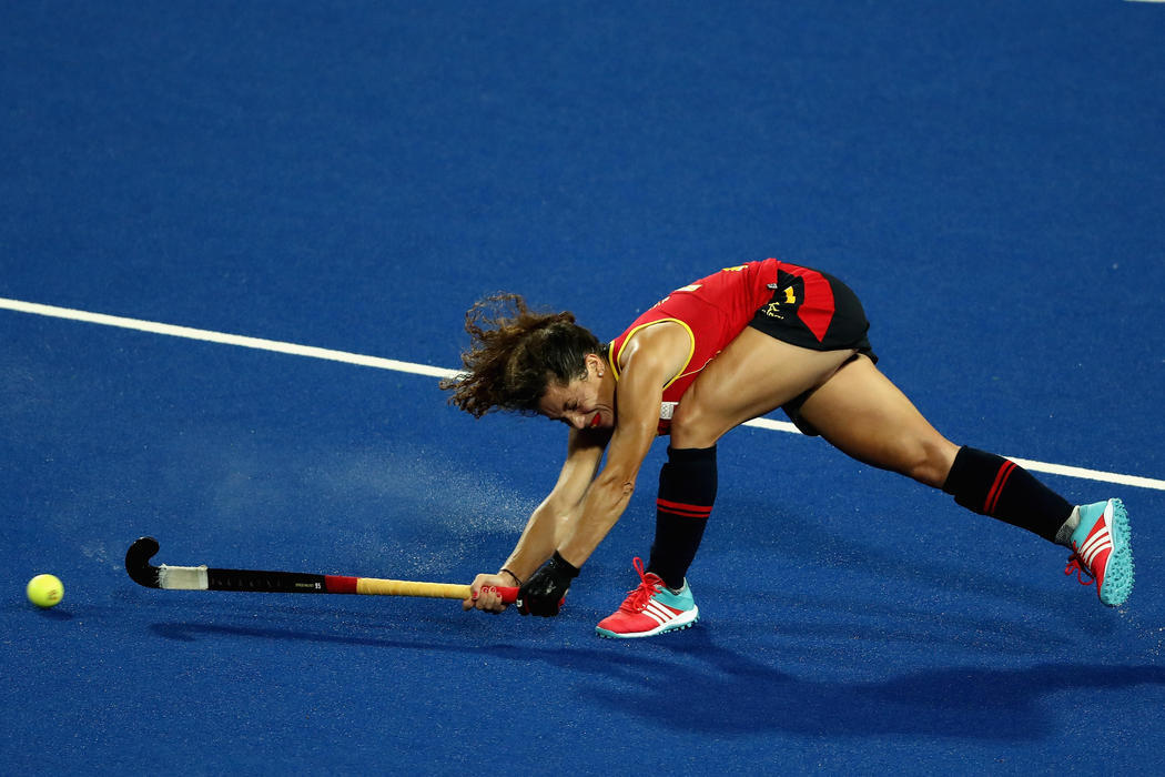 Sufrimiento en la pista de hockey