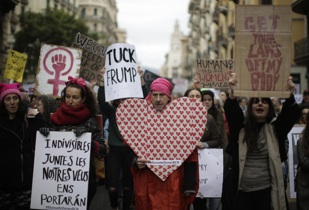 Womne's March en Barcelona