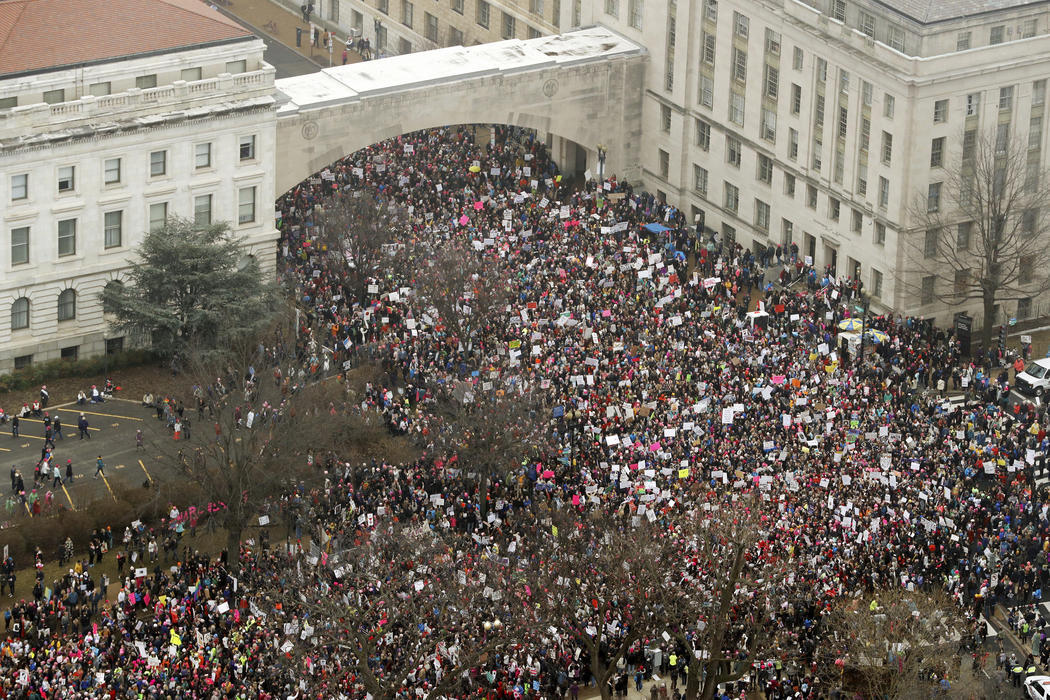 Medio millón de personas se concentraron en la Women's March de Washington