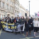 Londres durante la Women's March
