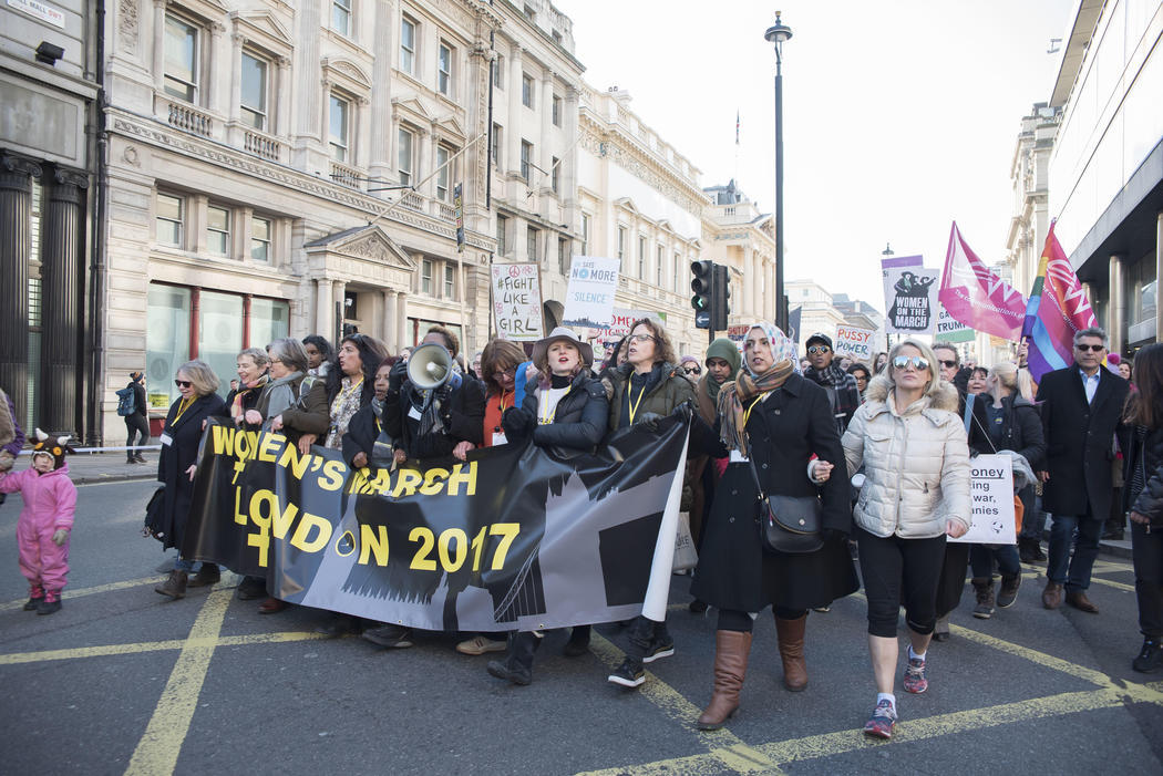 Londres durante la Women's March