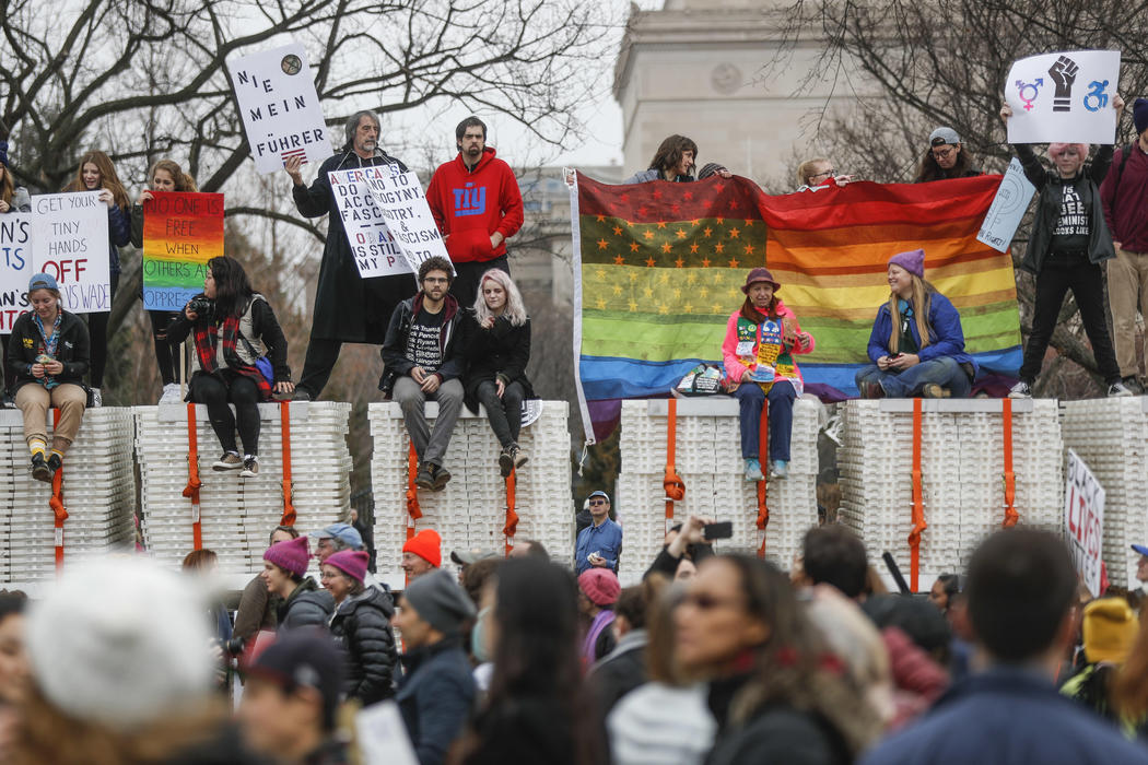 La comunidad LGTB presente en la Women's March