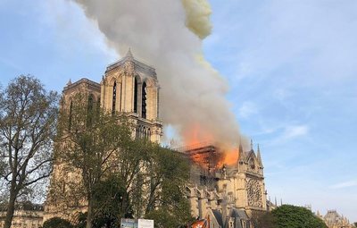 El trágico incendio de Notre Dame, en imágenes