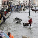 Venecia atraviesa la peor inundaciones desde 1966
