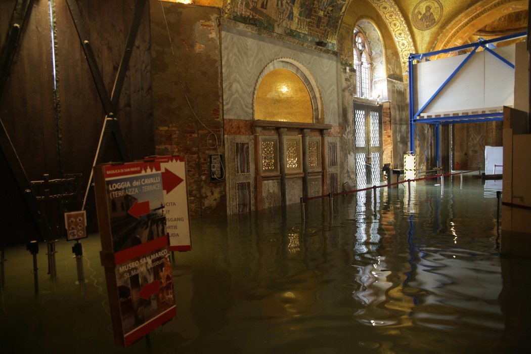 La Basílica de San Marcos, en Venecia, ha sufrido daños irreparables