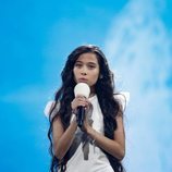 Melani en el segundo ensayo de Eurovisión Junior 2019