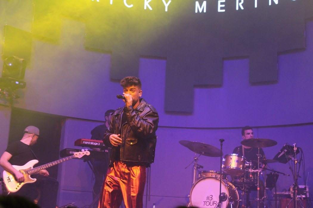 Ricky en el concierto de despedida del 3Tour