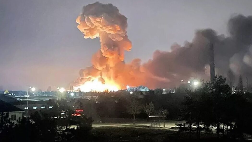 Explosión en Kiev tras el ataques de Rusia sobre Ucrania