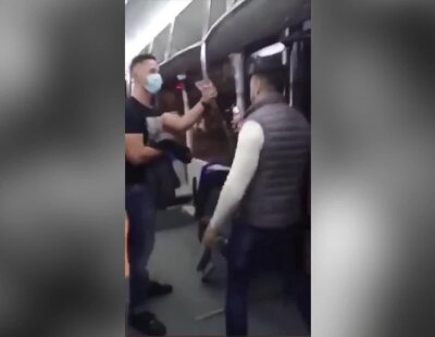 Brutal paliza a un policía en un autobús de Zaragoza